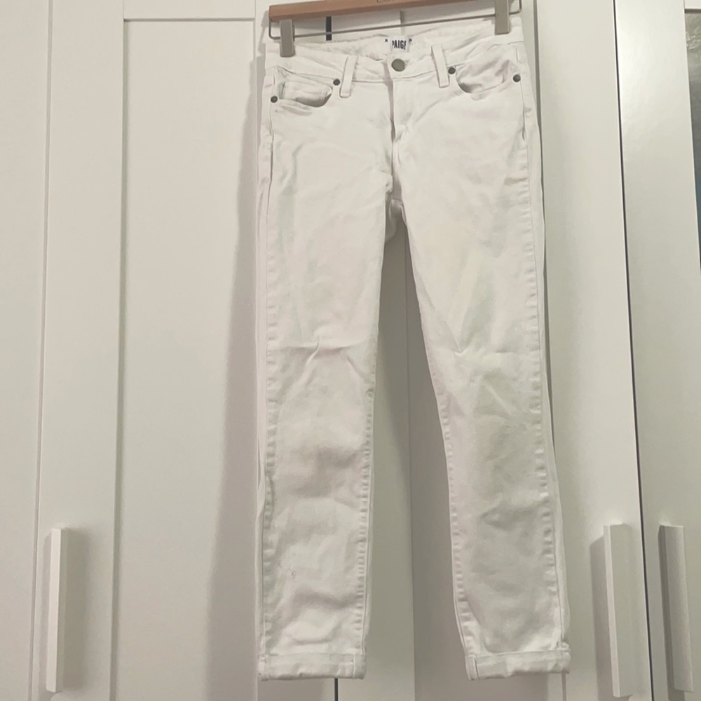 Paige Jeans Kylie Crop. Stain/damage